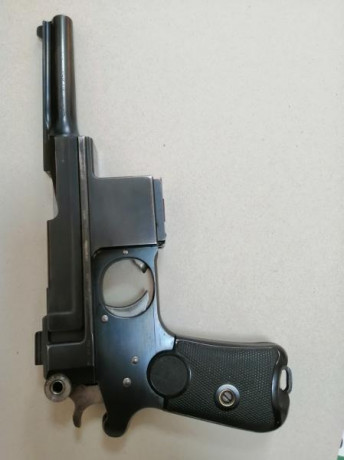 Vendo pistola BERGMAN BAYARD MOD 1908 reglamentaria del Ejercito Español , todos los marcajes y números 02