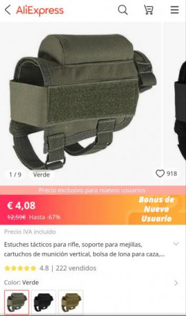 Hola a todos.

He visto por internet que hay gente que tiene esto es sus rifles. Sabéis si tiene nombre 60