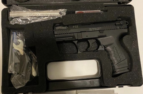 Por si fuese de vuestro interés. Se vende sin uso ninguno está walther p-22. Está completamente nueva. 00