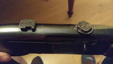 Un amigo ha conseguido un rifle Remington semiautomático en una subasta con estas bases ya montadas y 00