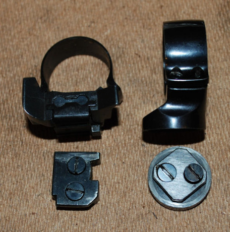 Un amigo ha conseguido un rifle Remington semiautomático en una subasta con estas bases ya montadas y 11