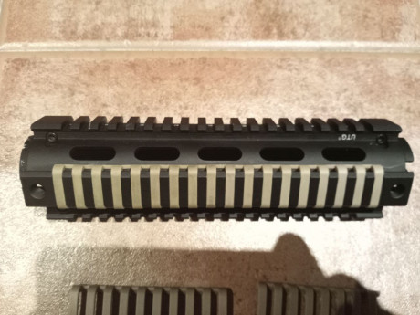 Vendo Ar-15 guardamanos QUAD RAILs para mid lenghts, se instala sustituyendo el original, 55€ puesto en 01