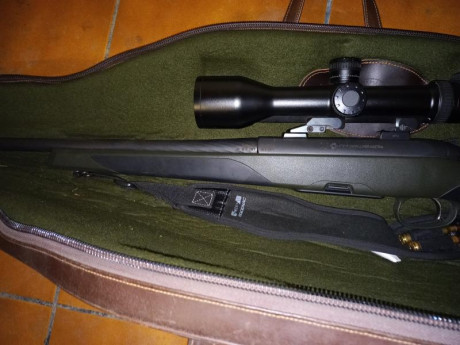 Hola vendo Mannlicher CL SX II cal 7 mm rem mag con cañon flotante acanalado amartillado en frio, culata 02