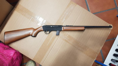 Muy cuidada,  pequeña y ligera,   190 euros  más portes , esta en Madrid  ,
Calibre 22LR 02