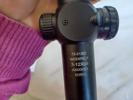 Se puede cerrar, gracias 

Vendo visor Bushnell Trophy XLT 3-12x56 con retícula iluminada, en buen estado, 00