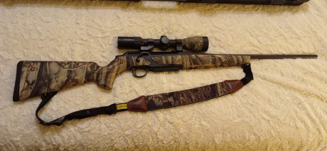 Saludos Compañeros.  :birra^: VENDIDO!!!

Pongo a al venta mi rifle  MERKEL HELIX CAMO REALTREE  en  calibre 00