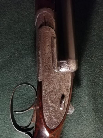 Vendo Grulla-Unión Armera del año 1945 letra Ñ modelo 215 del calibre 12/70 ánima 18.5, longitud 71cm 01