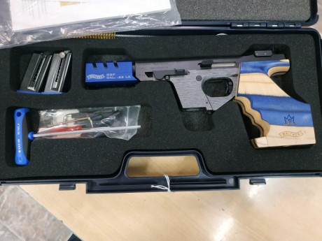 Vendo pistola deportiva  Walther GSP Expert - 22 LR
Estado impoluto. Zona Alicante-Murcia
Precio 1200€ 00