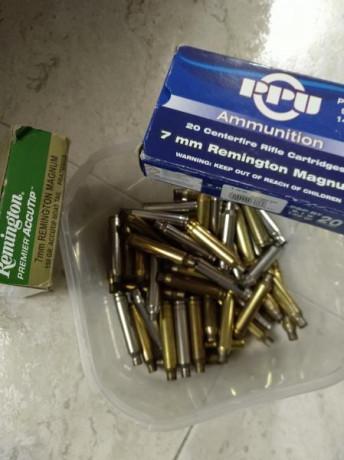 99 vainas del 7mm RM, un tiro , 25€ 00