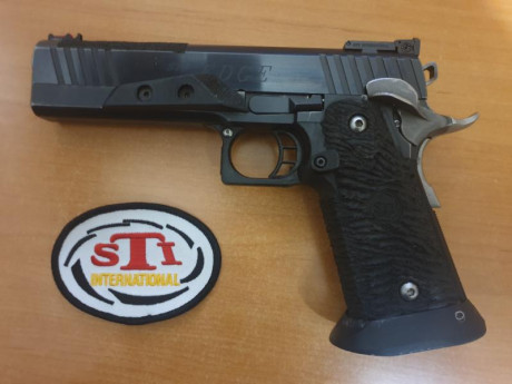 Vendo pistola STI EDGE cal. 40 Sw.con su maletín original. Aletas de seguro sobredimensionada, aguja percutora 01