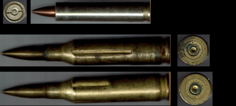 Vendo 
Cartucho inutilizado PZA 7.62x63 mm, para la pistola silenciada rusa S4M (http://old.municion.org/762x39/7_62x63Pza.htm) 00