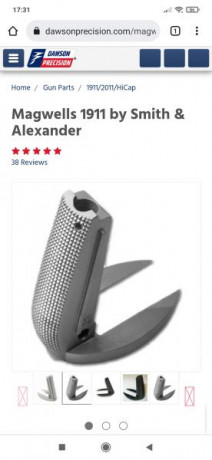 Busco magwell, o funnel para 1911 igual o similar a este:
-Acero inox, lomo arqueado, pongo foto.
Saludos 00