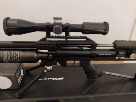 Vendo carabina FX Maverick Sniper calibre 5.5 de Diciembre 2021, con poco uso y en perfecto estado tanto 22
