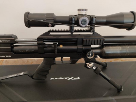 Vendo carabina FX Maverick Sniper calibre 5.5 de Diciembre 2021, con poco uso y en perfecto estado tanto 20