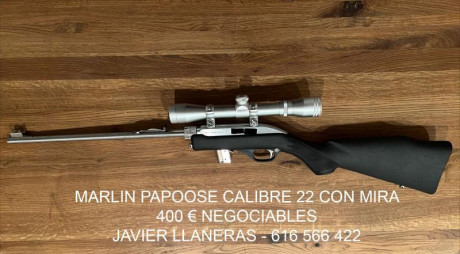 Vendo armas por reciente paternidad y falta de tiempo.

En cada foto pone descripción y precio.

2 carabinas 01