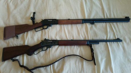 Pues habro este post para mostrar nuestros rifles de palanca, que ha algunos tanto nos gustan y tanto 140