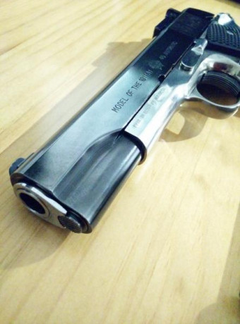 Vendo Norinco 1911 A1 45acp.
Guiada en F.
En muy buen estado. Estriado como un espejo.
Precio 150€ con 10