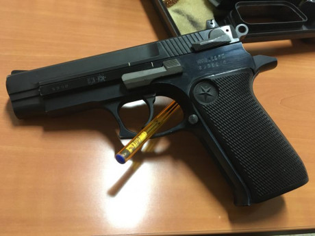 Vendo pistola Star 28PK fabricada por B.Echevarría en Eibar.Está muy bien cuidada muy pocos disparos viene 02