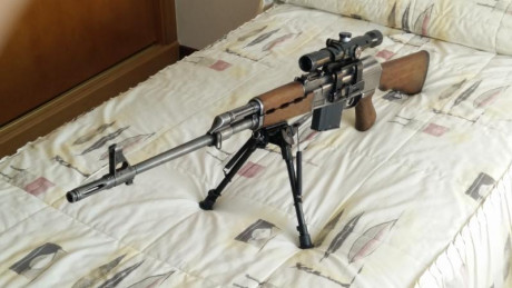 Vendo Zastava M76.
No es de armeria.
Proviene de botin de guerra.
Incluye sus accesorios (3 cargadores, 00