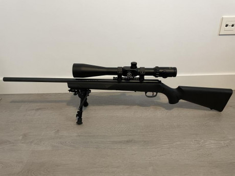 Vendo mi carabina Marlin XT-22 del calibre 22 LR junto con el visor VisionKing 10-40x56 tal como aparece 02