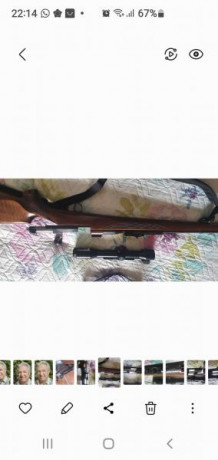Vendo Mauser 66 stutzen c/270 appel y zeiss 4x32 en perfecto estado y centrado con alza y con el visor.
1500 02