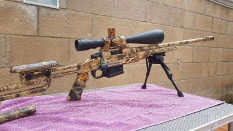 VENDO REMINGTON 700​ 308 W.
GATILLO AFINADO POR MASIP ,CARGADOR 5 CARTUCHOS CULATA BRITANIA RAILS CHASIS 02