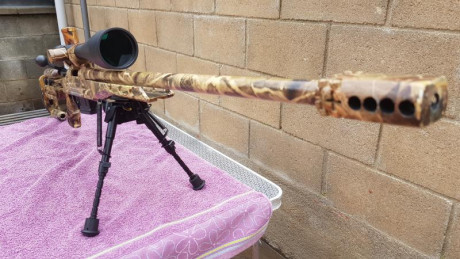 VENDO REMINGTON 700​ 308 W.
GATILLO AFINADO POR MASIP ,CARGADOR 5 CARTUCHOS CULATA BRITANIA RAILS CHASIS 00