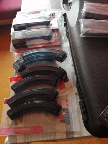 por cambio de proyecto, tengo 6 cargadores Promag de 25 balas para ruger 10/22 que ni he utilizado, ni 01