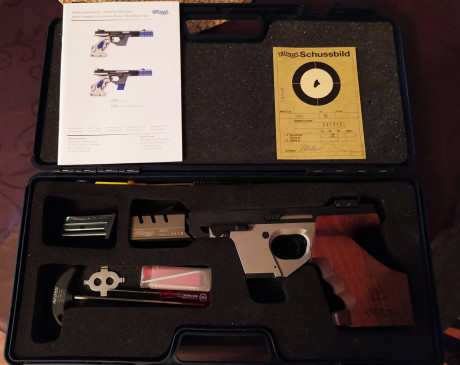 Vendo Walther GSP Expert calibre 22 LR + maletín y accesorios,2 cargadores, referente del tiro de competición 02