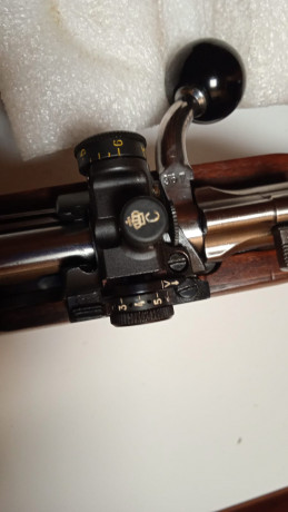 Vendo Carl Gustafs preparado para tiro, cañón pesado en calibre .308, culata regulable, diopter original, 22