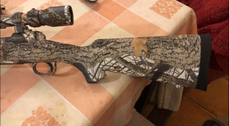 Hola , un amigo vede este rifle es un SAVAGE SNOW CAMO PREDATOR EN calibre 243 vende todo el conjunto 00