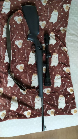 Buen día, para hacer hueco en Armero, vendo rifle Anschutz 1740, calibre 222 Rem., cargador de 3 disparos, 00
