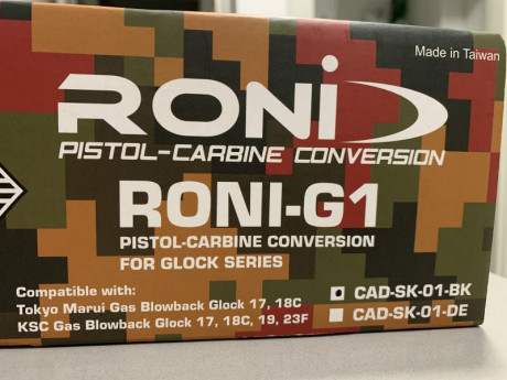 Se vende Kit Roni de conversión completamente nuevo. 
Ha sido usado en dos ocasiones. Sin marcas ni arañazos.

130€. 01