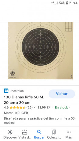 Bueno, para animar el foro un poco, propongo colgar fotos de dianas y arma usada para ello, pudiendo ser 90