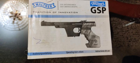 Hola pistoleros,

Vendo walther gsp expert calibre .22 LR cacha de polimero M creo recordar, 2 cargadores, 150