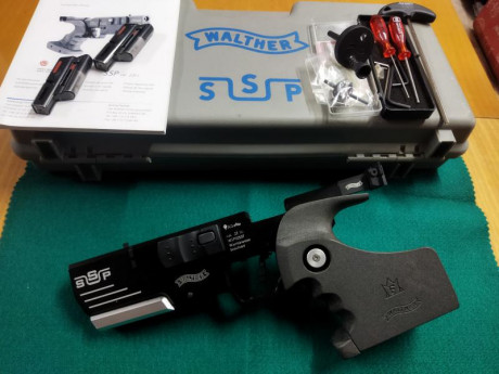 VENDIDA esta pistola Walther SSP 22. 
Talla de cacha anatómica M, tiene sus dos cargadores, maletín, manuales 00