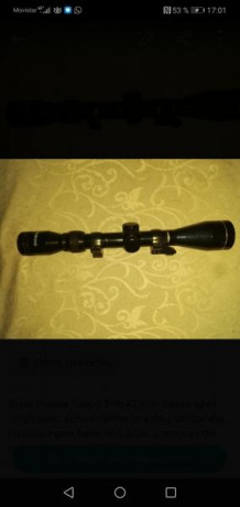 Visor Tasco 3-9x42 con anillas apel originales. Es de pulgada. Actualmente lo tengo en uso pero lo vendo 00