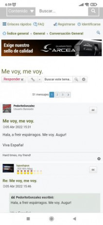 Hala, a freir espárragos. Me voy. Augur!

Viva España! 150