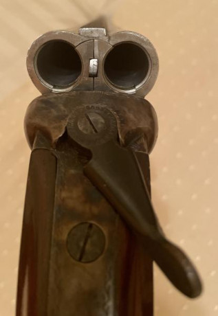 Yuxtapuesta Dakin gun cal 20, marcada como F.N . S lo que usaba el hijo y sucesor de Gaspar Arizaga, que 30