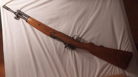 Buenos días compañeros, hace un tiempo conseguí este precioso rifle militar español, pero he comprado 00