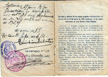  EN RECUERDO Y HOMENAJE A LOS QUE YA NO ESTÁN. 

Si pones en  GOOGLE   PASAPORTES EN LA MEMORIA  da igual 121