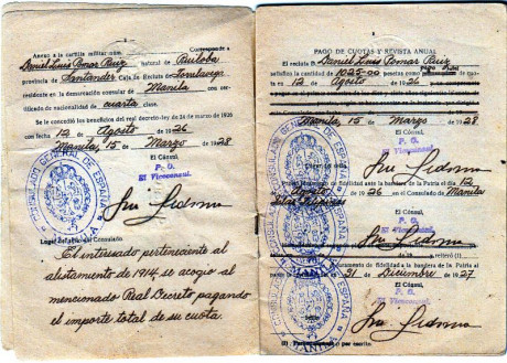  EN RECUERDO Y HOMENAJE A LOS QUE YA NO ESTÁN. 

Si pones en  GOOGLE   PASAPORTES EN LA MEMORIA  da igual 120