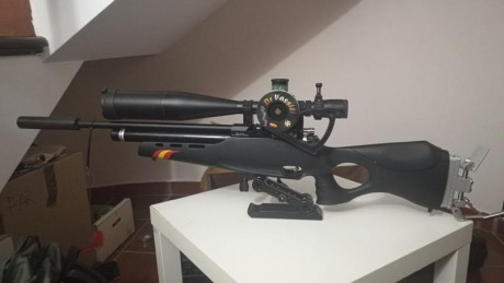 Por retirada del mundillo FT (edad) vendo mi querida PCP Daystate  Panther MK4 de 2013, cal 4,5, de disparo 02