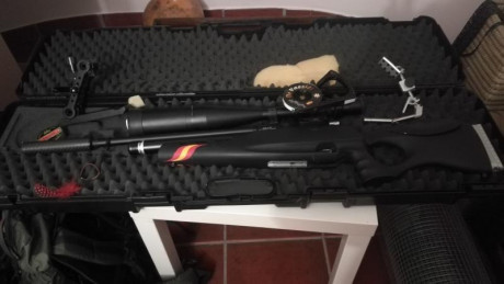 Por retirada del mundillo FT (edad) vendo mi querida PCP Daystate  Panther MK4 de 2013, cal 4,5, de disparo 01