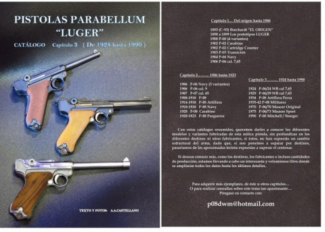 Buenas tardes,cuántos tipos de luger existen?
No me refiero a la artillería y Navy,sino a las p00,06,08.... 71