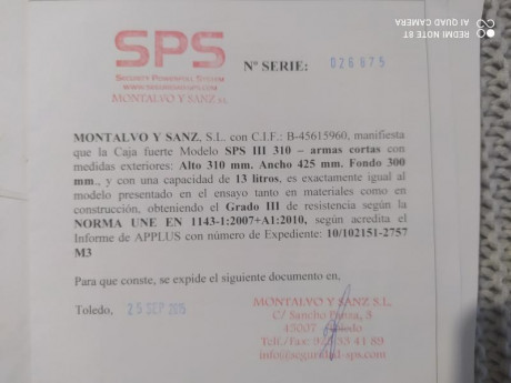  IMG_20220429_211347.jpg Vendo armero grado lll
Comprado en 2015 con factura y documentación
Nose si sirve 01