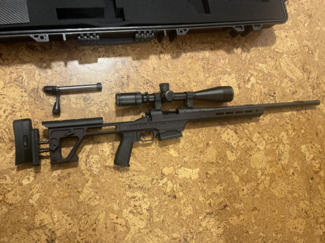 Se vende bergara b14 bmp calibre 308 con unos 400 disparos. 
Fue comprado nuevo por mi y  lo cambio porque 02