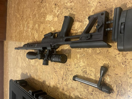 Se vende bergara b14 bmp calibre 308 con unos 400 disparos. 
Fue comprado nuevo por mi y  lo cambio porque 01