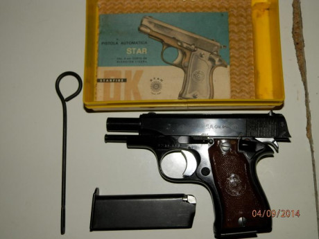 ¡ Vendida el 10 de Mayo!

Se vende pistola automática marca  STAR  modelo  STAFRIRE DK  calibre  9 mm 00