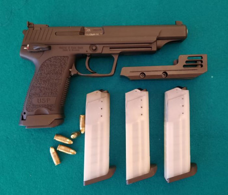 Magnífica pistola calibre 9 parabellum con cañón de 6 pulgadas solo estrenada. Importada expresamente 02